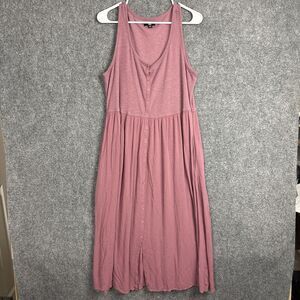 FRYE Dress Womens Size XL Pink Mauve Cottage Prairie Capsule